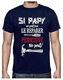 Tee Shirt Papy Cadeau Fête...