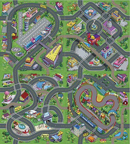 Tapis circuit voiture comparatif