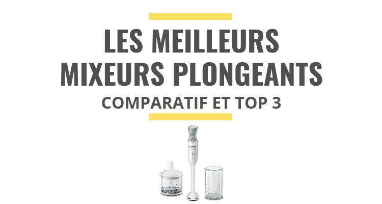 meilleur mixeur plongeant comparatif