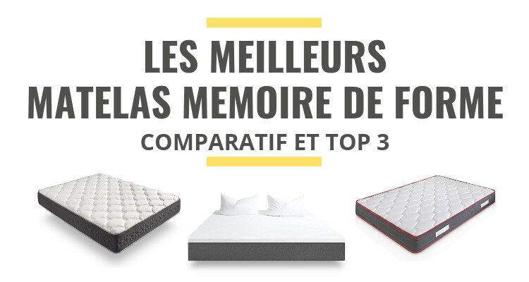 meilleur matelas à mémoire de forme comparatif