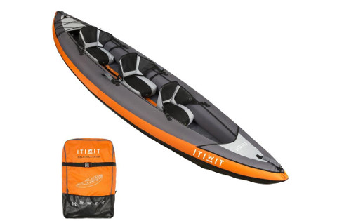 Canoe Kayak Itiwit orange 3 places