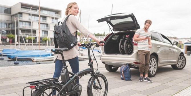 Mini vélo électrique pliant