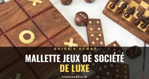 Mallette de jeux de société de luxe, guide 2022 pour choisir la meilleure