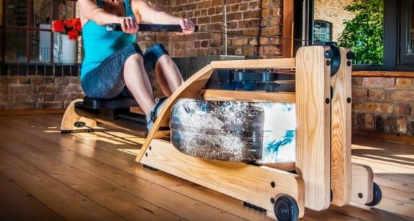 Aviron Fitness Résistance à L'Air Domestique - Rameur Avec Moniteur Numérique Et Résistance Réglable