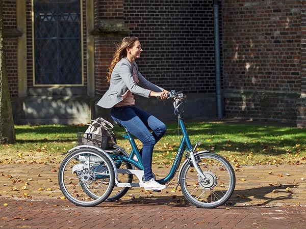 Tricycle Électrique Adulte 24" - Batterie Lithium 36V 12Ah - Autonomie 35-40 Km - Charge 150 Kg - Avec Panier